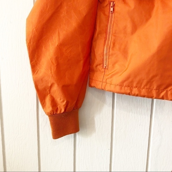 Calvin Klein Orange Spell Out Windbreaker Jacket - Picture 4 of 7